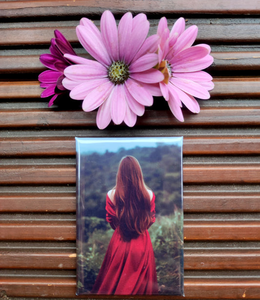 Personalisierte rechteckige Fotomagnete 73×53 mm – Set 9 Stück
