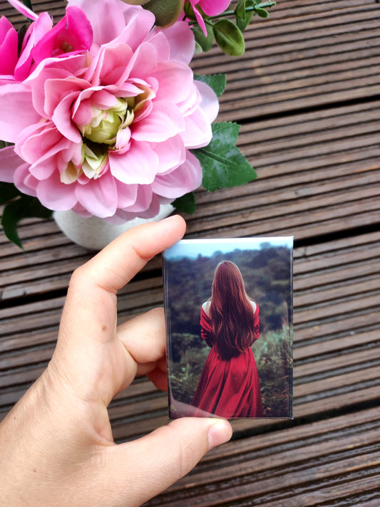 Personalisierte rechteckige Fotomagnete 73×53 mm – Set 12 Stück